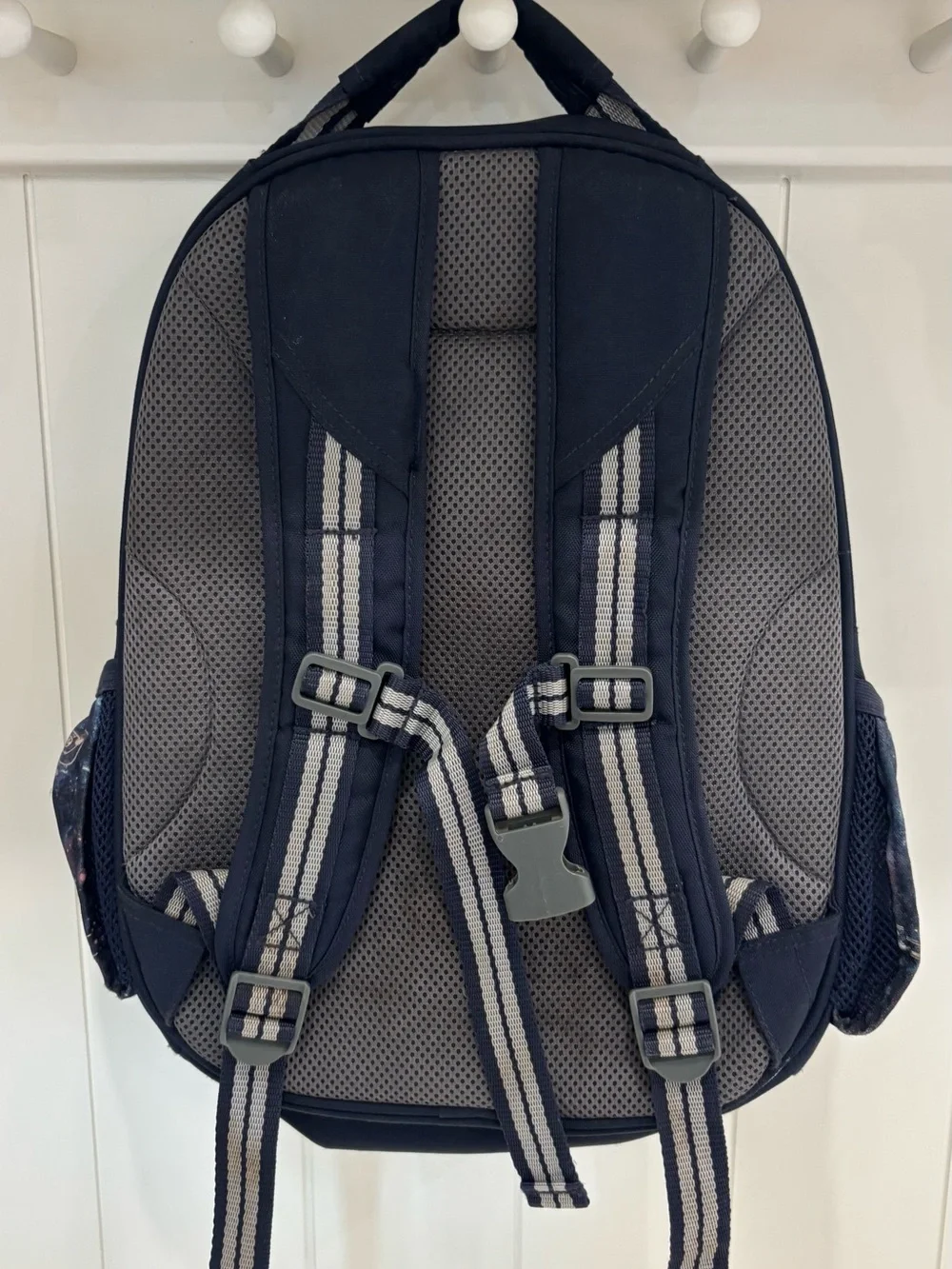 Pottery Barn Kids Navy Blue Galaxy Backpack - Sebastian